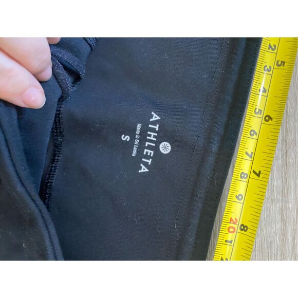 Athleta Black Nylon/Spandex Leggings, Size Small - Picture 3 of 11